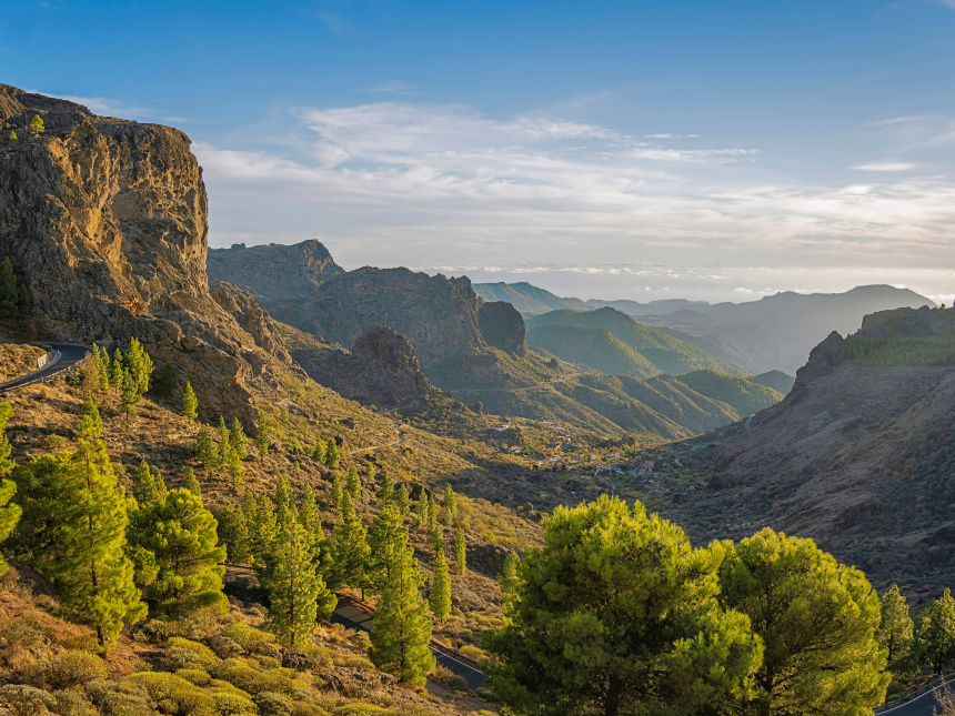 Carretera en Gran Canaria