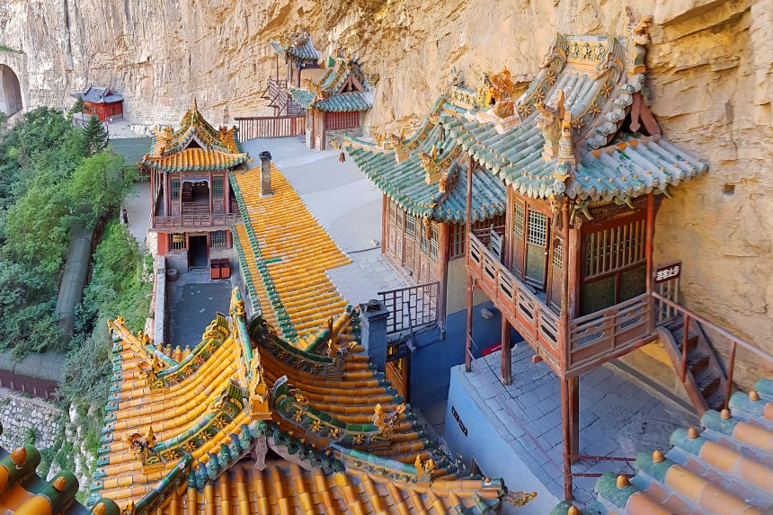 monasterio colgante de Datong