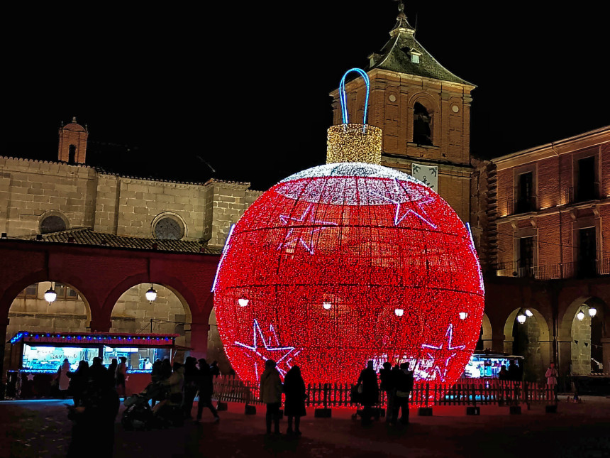 luces de navidad en Ávila