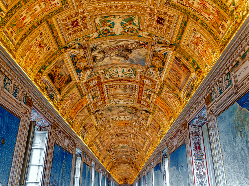 Galería de los mapas en los Museos Vaticanos