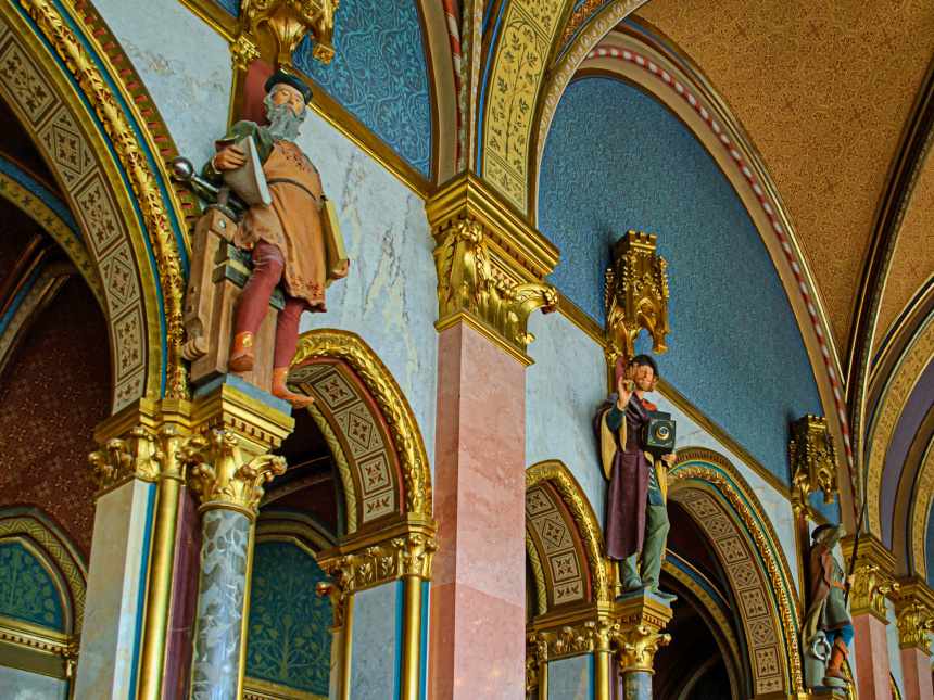 Interior del Parlamento Húngaro