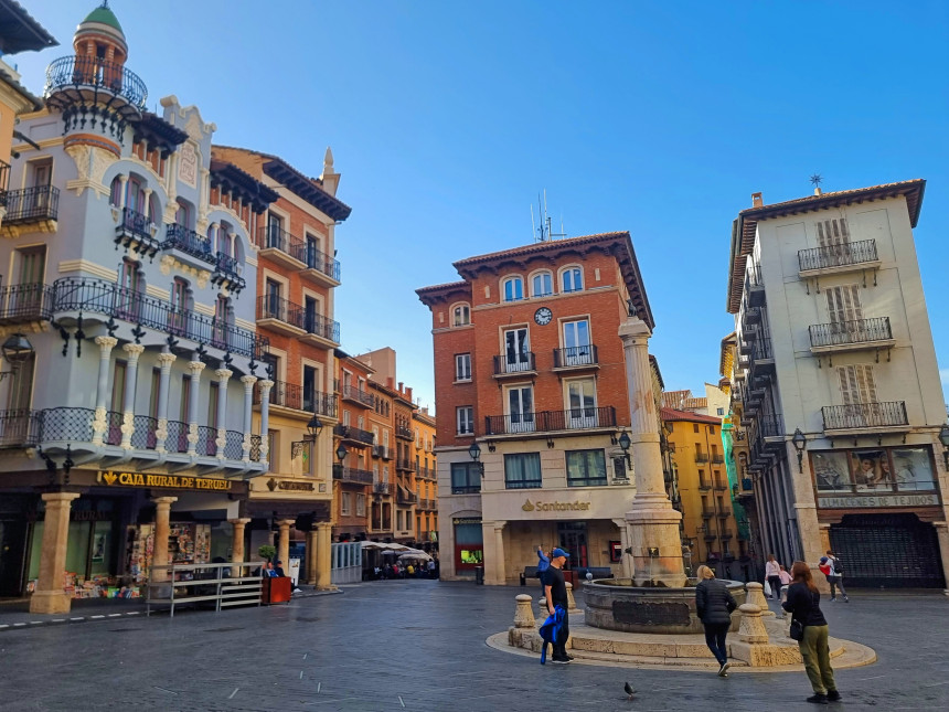 Plaza del Torico en Teruel