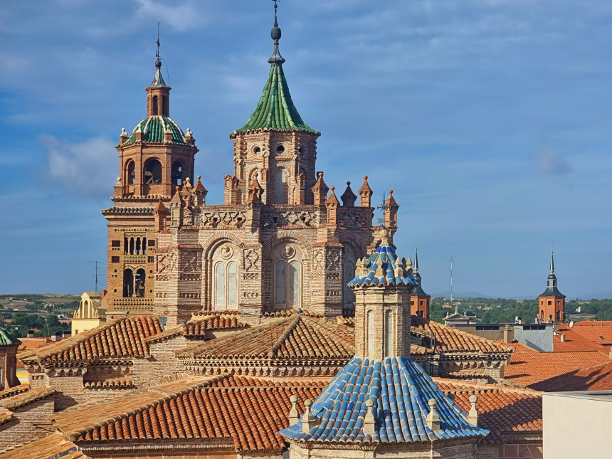 Torre y cimborrio de la Catedral de Teruel