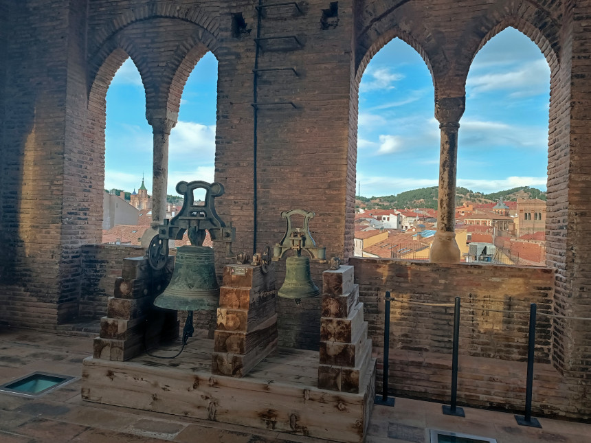 Mirador Torre El Salvador - arte mudéjar en Teruel capital