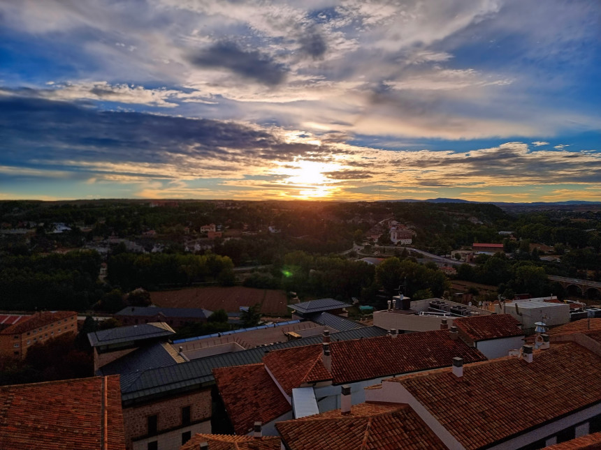 Atardecer en Teruel capital